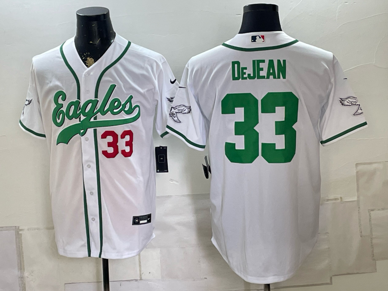Men 2026 Philadelphia Eagles #33 DeJean white Nike Limited NFL Jersey 082800121